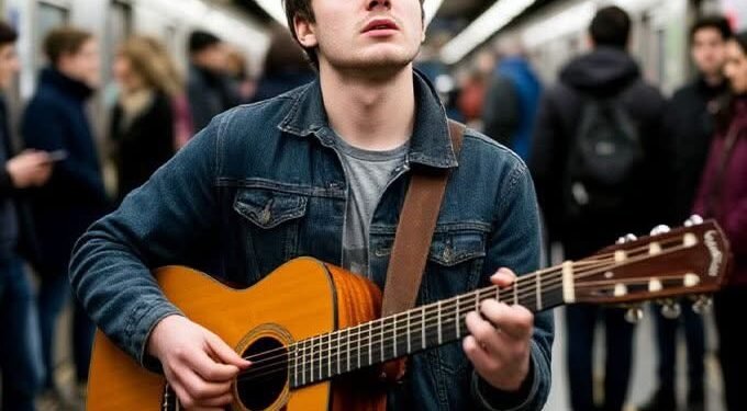 Он исполнял песню в подземном переходе, даже не догадываясь, что перед ним его отец, владеющий огромным состоянием.