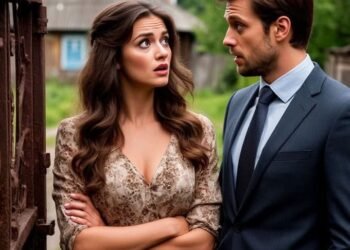 Толстосум приехал в отчее село проведать мать, которую не видел 16 лет. Но, увидав возле калитки незнакомку, он утратил дар речи