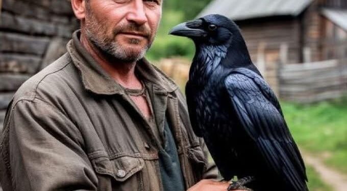 Я спас ворона, найдя его раненым. Но то что он принёс через месяц— не скажешь вслух.