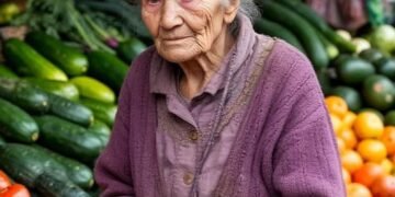 — Внучок, я не покупаю ничего, внучок. Просто глаз радую. Пенсия маленькая, а мне приятно здесь быть, — произнесла старушка на рынке.