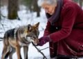 Бабушка спасла щенка, но вскоре поняла — это не простой пёс, а волчонок. Прошёл год, и зверь отблагодарил её за доброту.