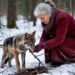 Бабушка спасла щенка, но вскоре поняла — это не простой пёс, а волчонок. Прошёл год, и зверь отблагодарил её за доброту.