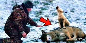 Мужчина помог плачущему волчонку и его маме. А через день вся деревня замерла в ШОКе от того, что произошло…