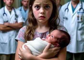 10-летняя девочка вбежала в больницу с новорождённым на руках и произнесла три фразы, потрясшие присутствующих до глубины души!