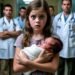 10-летняя девочка вбежала в больницу с новорождённым на руках и произнесла три фразы, потрясшие присутствующих до глубины души!