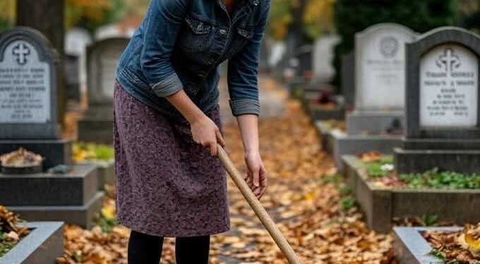 Немая уборщица кладбища приютила мальчика. Он шепнул ей на ухо: «Не говори папе, где я», но женщина все же предала и рассказала